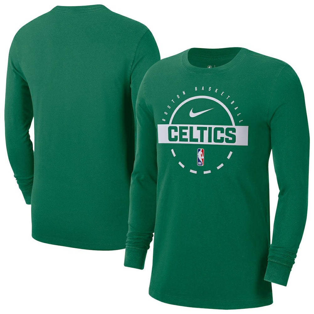 Boston Celtics Authentic Long Sleeve Practice T-Shirt Kelly Green | Nike outlet