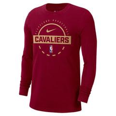 Cleveland Cavaliers Authentic Long Sleeve Practice T-Shirt for sale Wine | Nike