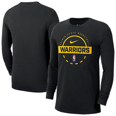Golden State Warriors Authentic Long Sleeve Practice T-Shirt for sale Black | Nike discount