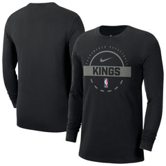 Sacramento Kings Authentic Long Sleeve Practice T-Shirt Black | Nike discount
