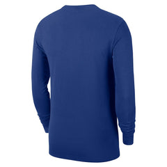 New York Knicks Authentic Long Sleeve Practice T-Shirt Blue | Nike discount