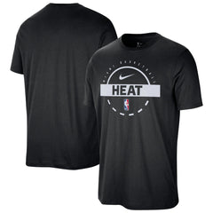 Miami Heat Authentic Practice T-Shirt Black | Nike
