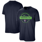 Minnesota Timberwolves Authentic Practice T-Shirt Navy | Nike US