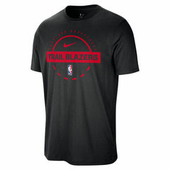 Portland Trail Blazers Authentic Practice T-Shirt Black | Nike US