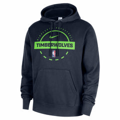 Minnesota Timberwolves 2025/26 Authentic Practice Club Pullover Hoodie Navy | Nike discount