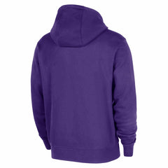 Los Angeles Lakers 2025/26 Authentic Practice Club Pullover Hoodie Purple | Nike for sale