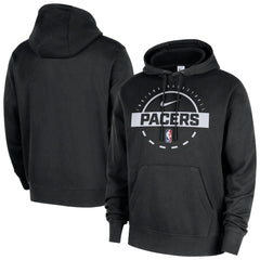 Indiana Pacers 2025/26 Authentic Practice Club Pullover Hoodie Black | Nike outlet
