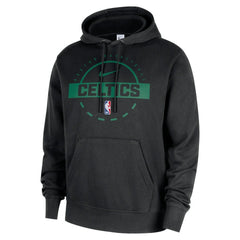 Boston Celtics 2025/26 Authentic Practice Club Pullover Hoodie Black | Nike Lifestyle