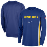 Golden State Warriors 2025/26 Authentic Pre-Game Legend Dri-FIT Long Sleeve Shooting Shirt for sale Royal | Nike Lifestyle