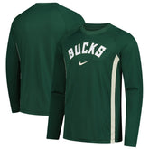 Milwaukee Bucks 2025/26 Authentic Pre-Game Legend Dri-FIT Long Sleeve Shooting Shirt Hunter Green | Nike discount