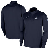 Washington Wizards 2025/26 Authentic Coaches Quarter-Zip Dri-Fit Top Navy | Nike
