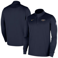 New Orleans Pelicans 2025/26 Authentic Coaches Quarter-Zip Dri-Fit Top Navy | Nike outlet