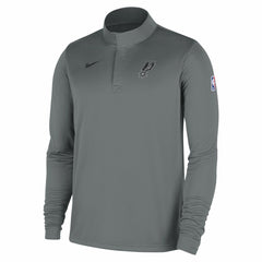 San Antonio Spurs 2025/26 Authentic Coaches Quarter-Zip Dri-Fit Top Silver | Nike US