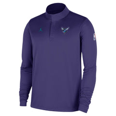 Charlotte Hornets 2025/26 Authentic Coaches Quarter-Zip Dri-Fit Top Purple | Nike online
