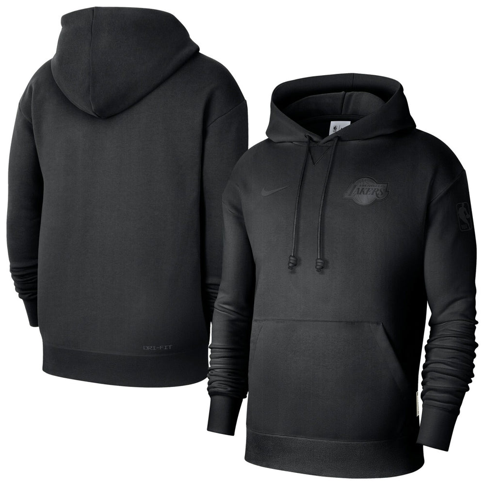 Los Angeles Lakers Men's Authentic Travel Standard Issue Dri-Fit Hoodie Black | Nike