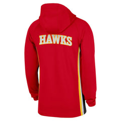 Atlanta Hawks Authentic On Court Zone Quarter-Zip Dri-FIT Hoodie Jacket Red | Nike outlet