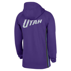 Utah Jazz Authentic On Court Zone Quarter-Zip Dri-FIT Hoodie Jacket Purple | Nike for sale