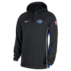 Orlando Magic Authentic On Court Zone Quarter-Zip Dri-FIT Hoodie Jacket Black | Nike Near Me