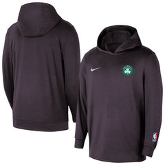 Boston Celtics Authentic Practice Yoga Restore Dri-Fit Pullover Hoodie Black | Nike US