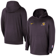 Los Angeles Lakers Authentic Practice Yoga Restore Dri-Fit Pullover Hoodie Black | Nike outlet