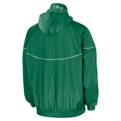 Boston Celtics Courtside Windrunner Woven Half-Zip Hooded Jacket Kelly Green | Nike Near Me