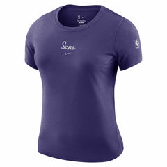 Phoenix Suns Women's Courtside Modest Cropped Tri-Blend T-Shirt Purple | Nike outlet