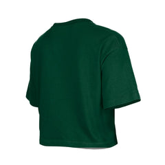 Green Bay Packers New Era Girl's Flip Sequin Boxy T-Shirt Green