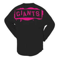 San Francisco Giants Fanatics Women's Neon Jersey Long Sleeve T-Shirt - Black - Fanatics Online