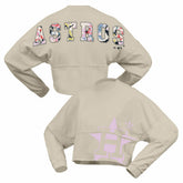 Houston Astros Fanatics Women's Floral Preppy Cropped Long Sleeve T-Shirt - Cream - Fanatics Online
