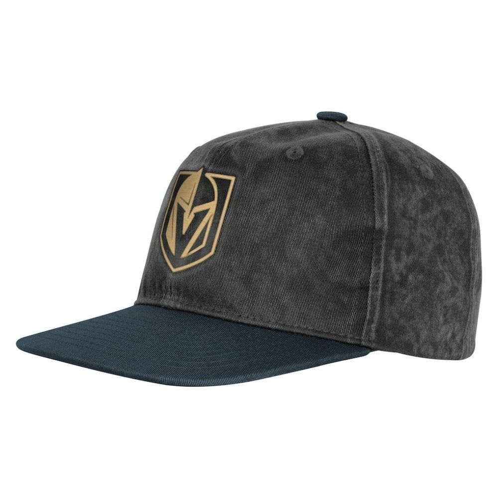 Vegas Golden Knights Outerstuff Youth True Retro Deadstock Adjustable Hat - Silver/Black - NHL 202603238