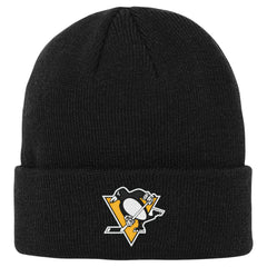 Pittsburgh Penguins Outerstuff Youth 2.0 Essential Cuffed Knit Hat - Black - NHL 202603279
