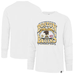 Boston Bruins '47 Centennial Game Long Sleeve T-Shirt - White - NHL 202603299