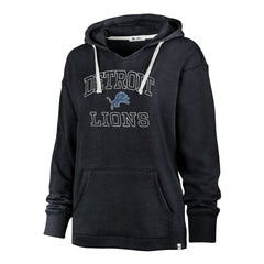 47 brand Detroit Lions '47 Women's Plus Size Clarity Kennedy Pullover Hoodie Navy