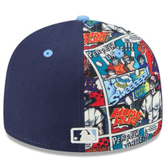 Tampa Bay Rays New Era 2025 MLB Diamond Hero Edition Low Profile 59FIFTY Fitted Hat - Navy/Light Blue - New Era Sale