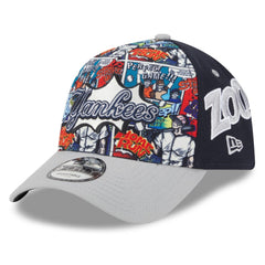 New York Yankees New Era 2025 MLB Diamond Hero Edition A-Frame 9FORTY Adjustable Hat - Navy/Gray - New Era Lifestyle