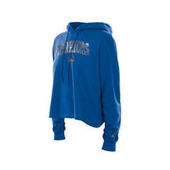 Golden State Warriors Women's Glam Game Open Back Hoodie for sale Royal | New Era for sale