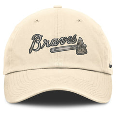 Atlanta Braves Nike Camo Pack Club Adjustable Hat - Natural - Nike on Sale