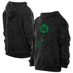 Boston Celtics Sport Night Mineral Wash Pullover Hoodie Black | New Era US