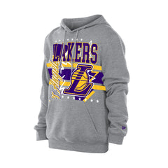 Los Angeles Lakers Injection Sport Classics Fleece Hoodie Heather Gray | New Era US