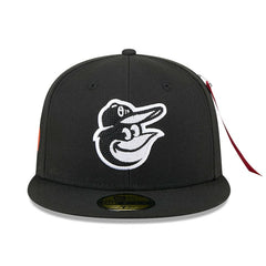 Baltimore Orioles New Era x Alpha Industries 59FIFTY Fitted Hat - Black - New Era Lifestyle