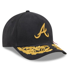 Atlanta Braves New Era x Alpha Industries A-Frame 9FORTY Adjustable Hat - Black - New Era Online