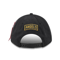 Los Angeles Angels New Era x Alpha Industries A-Frame 9FORTY Adjustable Hat - Black - New Era Lifestyle