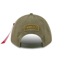 New York Yankees New Era x Alpha Industries A-Frame 9FORTY Adjustable Hat - Olive - New Era on Sale