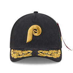 Philadelphia Phillies New Era x Alpha Industries A-Frame 9FORTY Adjustable Hat - Black - New Era Lifestyle
