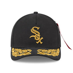 Chicago White Sox New Era x Alpha Industries A-Frame 9FORTY Adjustable Hat - Black - New Era Discount