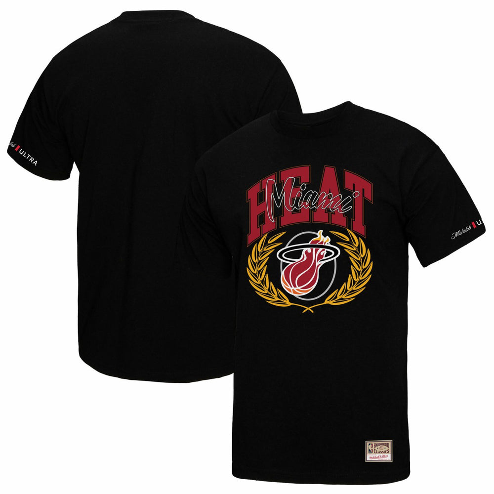Miami Heat NBA x Michelob Ultra Rewind II T-Shirt Black | Mitchell & Ness Lifestyle