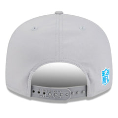 Detroit Lions New Era 2025 Sideline Split Panel 9FIFTY Snapback Hat Gray