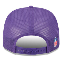 Minnesota Vikings New Era 2025 Sideline 9SEVENTY Trucker Adjustable Hat Purple