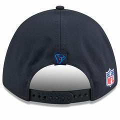 Houston Texans New Era 2025 Sideline H-Town M-Crown 9FORTY Adjustable Hat Navy