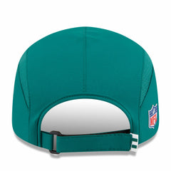 New York Jets New Era 2025 Sideline Runner Adjustable Hat Green